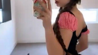 Emarrb nude show on mirro – Onlyfans video