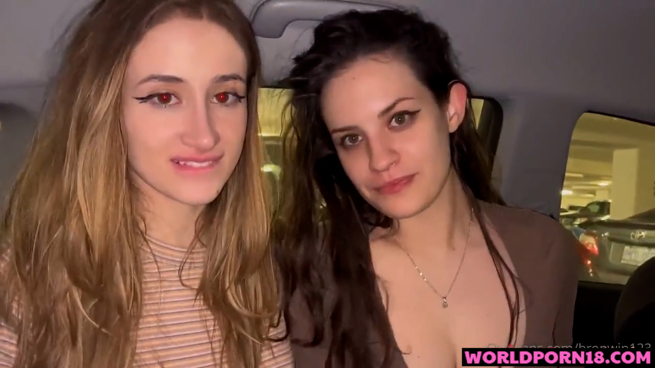 Bronwin Aurora new threesome in car porn video