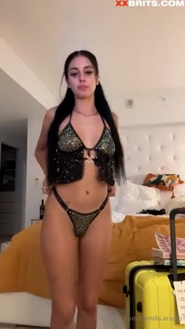 Camilla Araujo Strip teasing video Onlyfans !! So hot