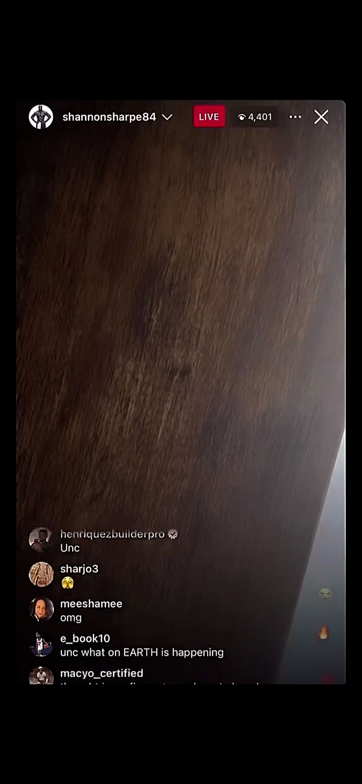 Shannon Sharpe Live ig Sextape  so hot